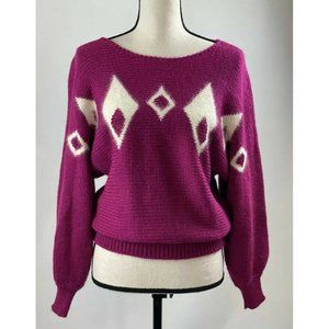 Bendi   Small Vintage Knit Boat Neck Sweater
